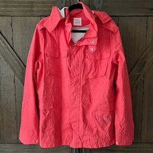 Wood Wood Romain Jacket M65 Waterproof Coral Red Size Large NWOT